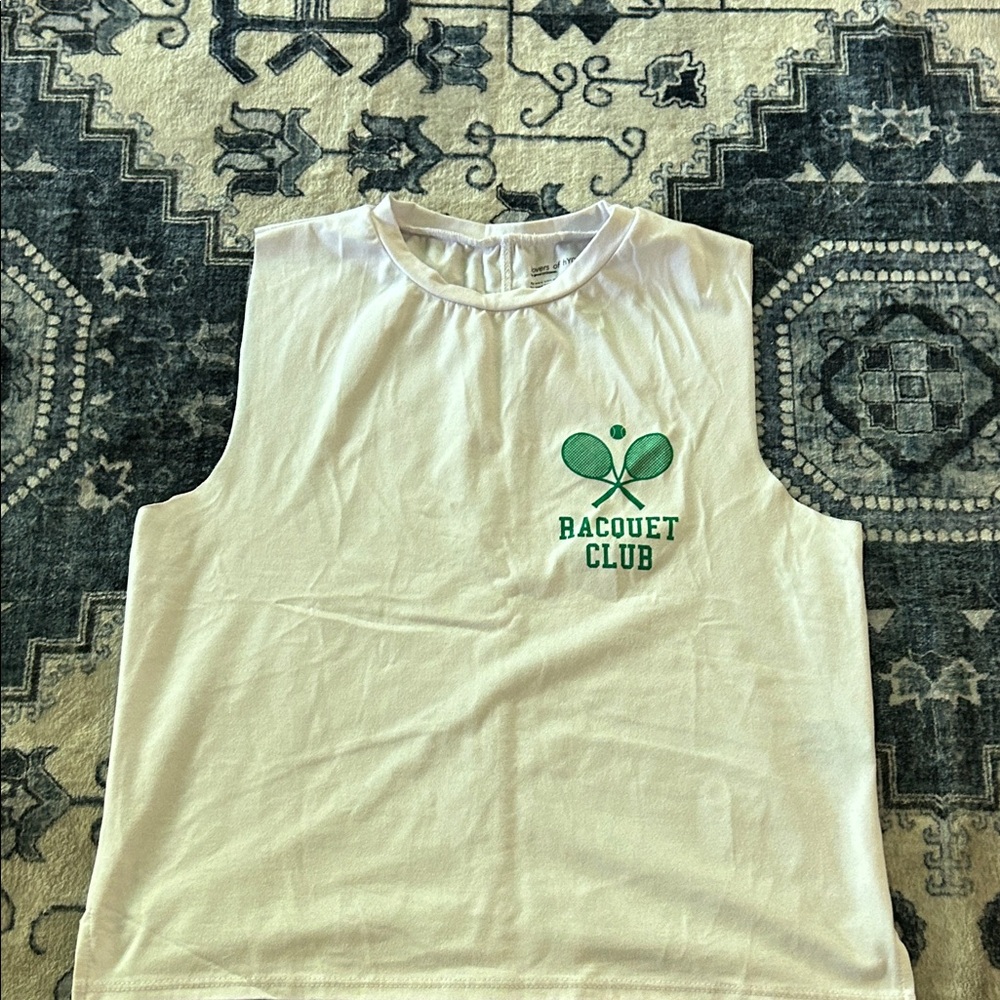 Kids White Tank Top